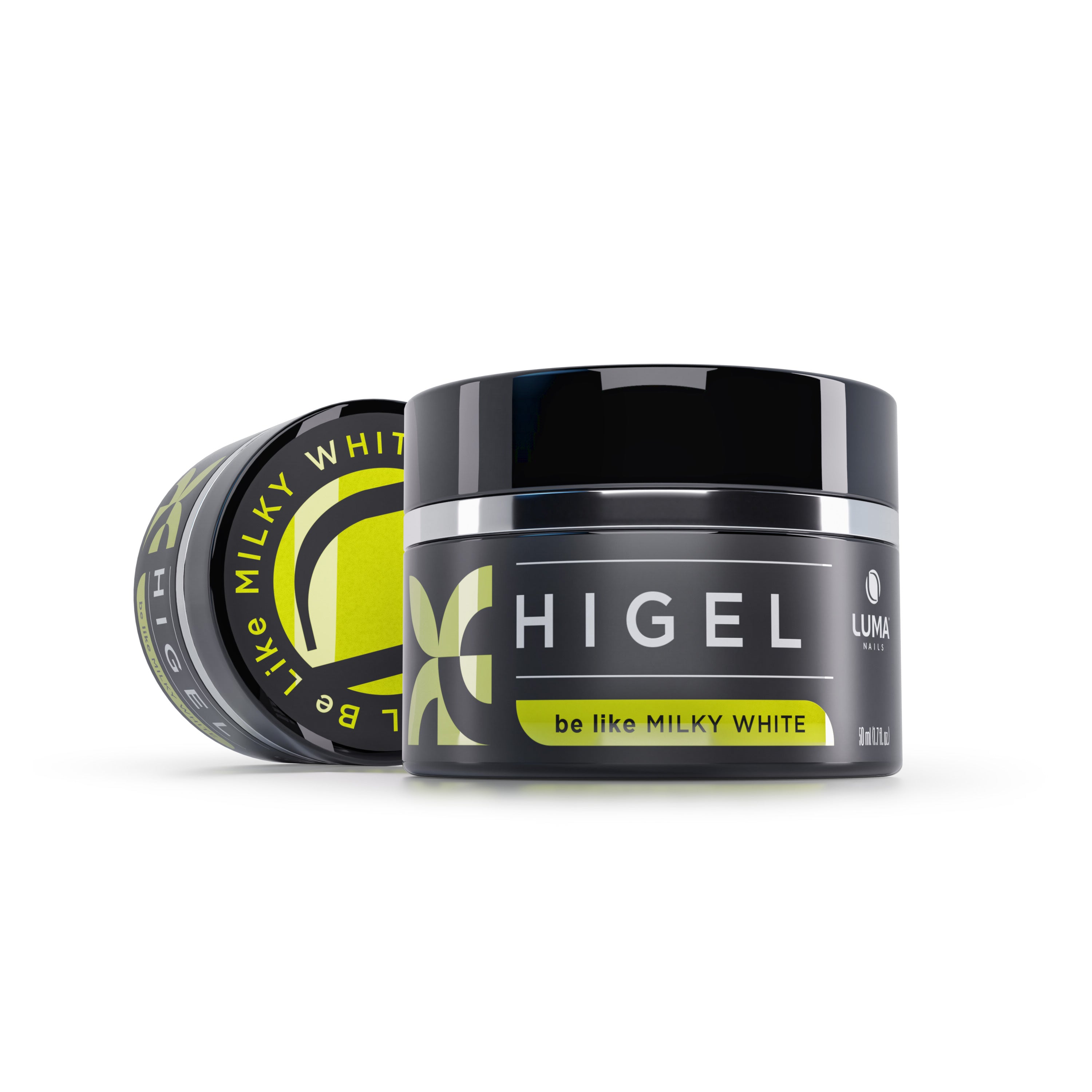 HiGel be like Milky White 50ml LUMA Nails żel samopoziomujący