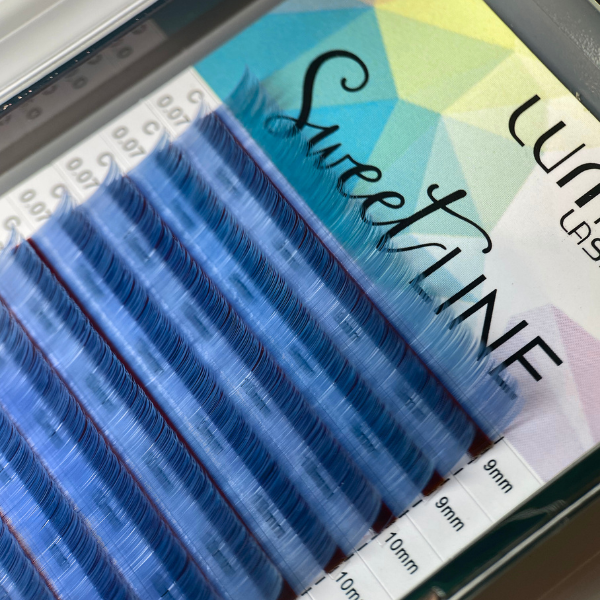 Rzęsy kolorowe linia SWEET  0,07m skręt C LUMA Lash