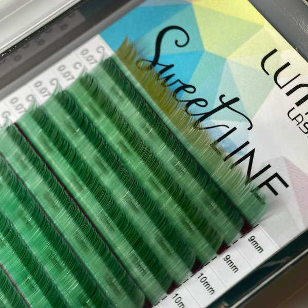 Rzęsy kolorowe linia SWEET  0,07m skręt C LUMA Lash