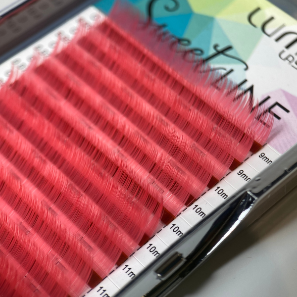 Rzęsy kolorowe linia SWEET  0,07m skręt C LUMA Lash