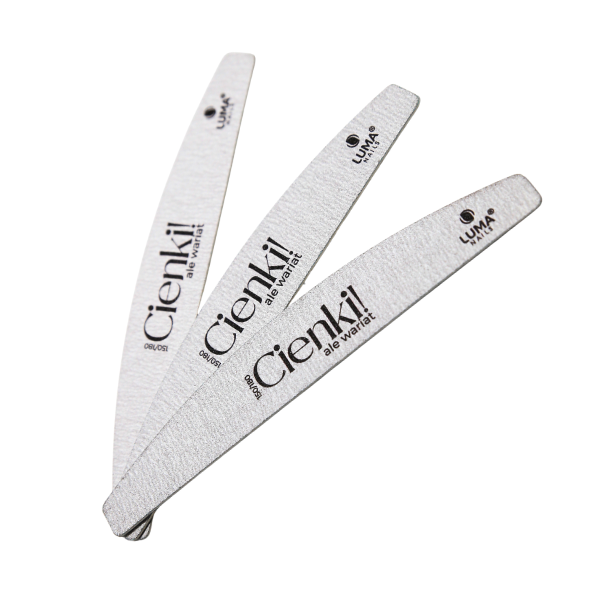 Pilnik Cienki ale wariat 150/180 paczka 50szt pilniczek LUMA Nails