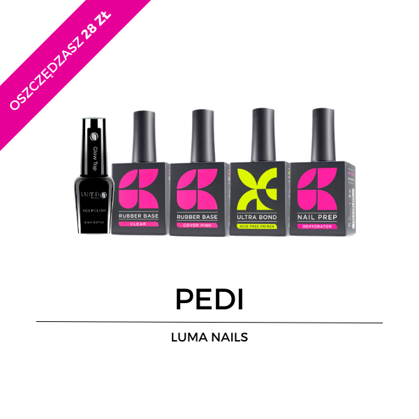 PEDI SET - Zestaw produktów LUMA Nails do pedicure