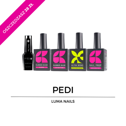 PEDI SET - Zestaw produktów LUMA Nails do pedicure