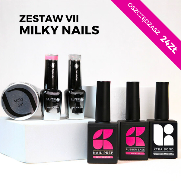 ZESTAW MILKY NAILS