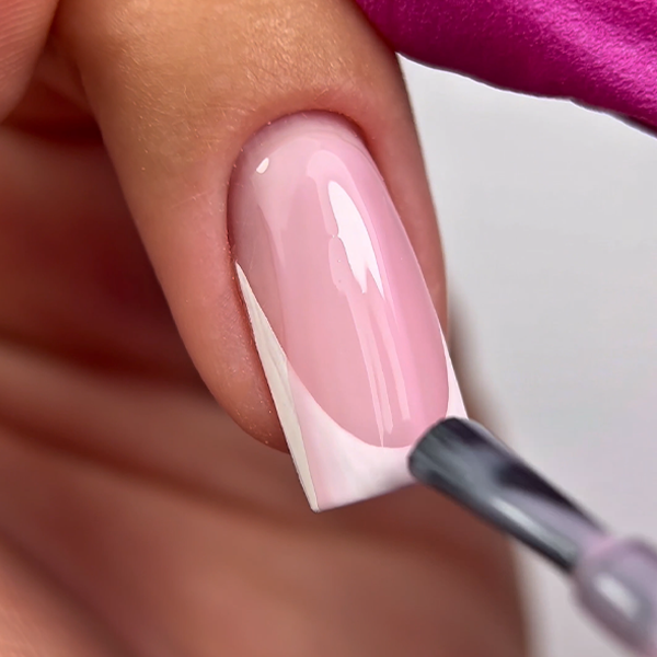LOLI TOP No Wipe 8ml Top hybrydowy różowy LUMA Nails