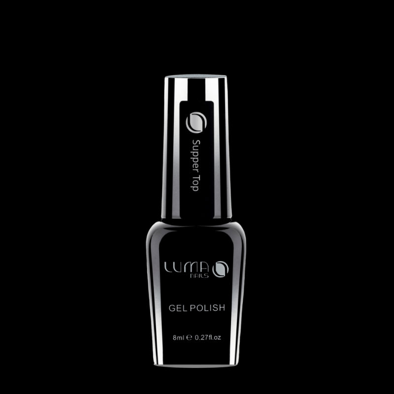 Supper Top No Wipe 15ml Top hybrydowy klasyczny połysk LUMA NAILS